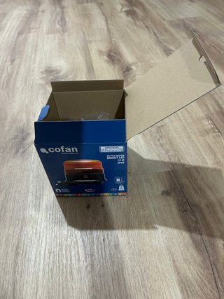 Luz intermitente ámbar