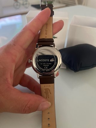 Reloj Lacoste Negro y Marrón