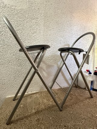 2 Taburetes Cocina Plegables