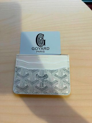 Portacarte Goyard Bianco