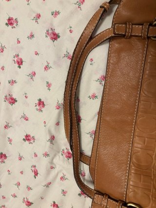 Bolso Carolina Herrera Cuero Camel