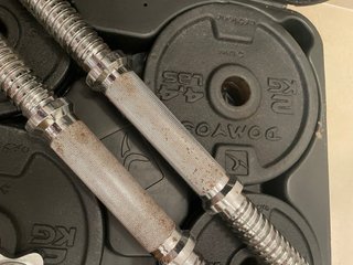Maletín Pesas Decathlon 20kg 44lbs