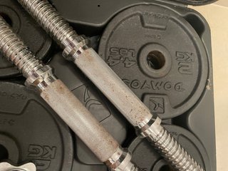Maletín Pesas Decathlon 20kg 44lbs