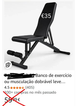 Banco de ejercicio plegable