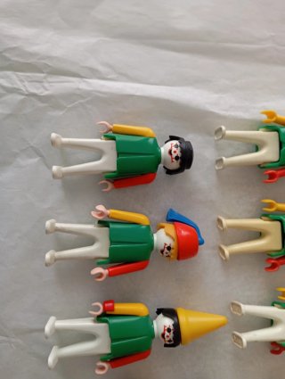 Lote 10 Figuras Payasos Circo Playmobil