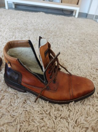 Botas Rieker cuero marrón talla 43
