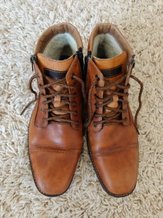Botas Rieker cuero marrón talla 43