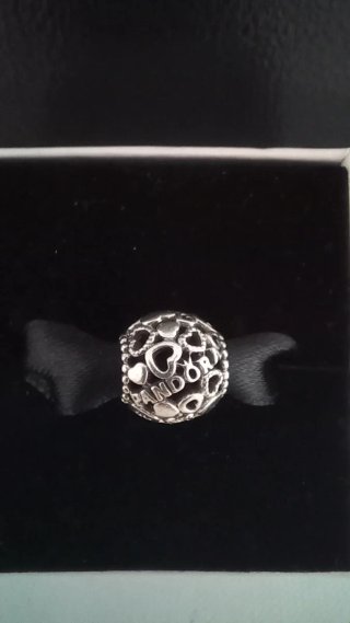 Pandora Charm Corazones Plata