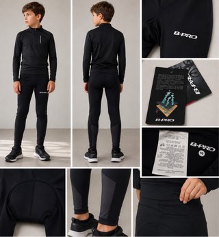 Pantalón Ciclismo Niño B-PRO T10 Nuevo.Con etiquet