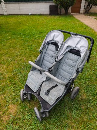 Carro gemelar Valco Snap Duo gris