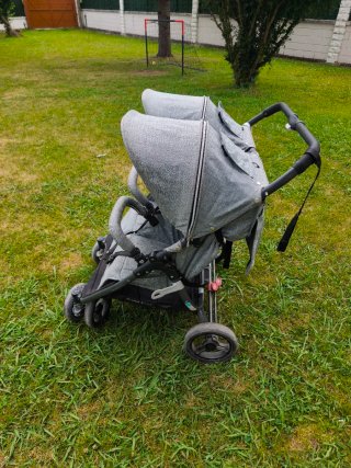 Carro gemelar Valco Snap Duo gris