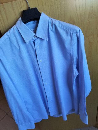 Camicia uomo azzurra taglia XL