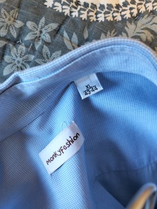 Camicia uomo azzurra taglia XL