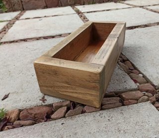 Centro de Mesa / Jardinera. Artesanal. Madera