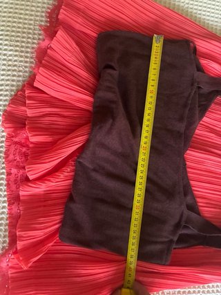 Falda  pantalon Pedro del Hierro y top marrón