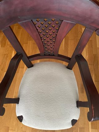 Sillas de salón con reposabrazos (4 unidades)