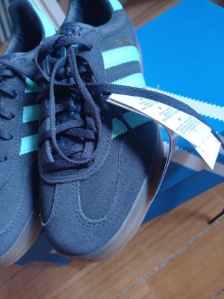 Adidas Gazelle Indoor azules y turquesas