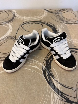Adidas Campus Niño Negro Blanco