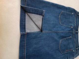 Falda vaquera azul