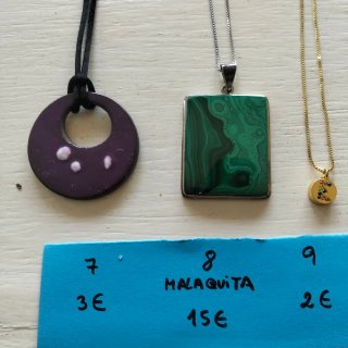 Joyas y bisutería, Plata, Ópalos, Malaquita