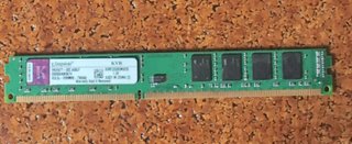 3x Kingston DDR2 2GB Módulos RAM