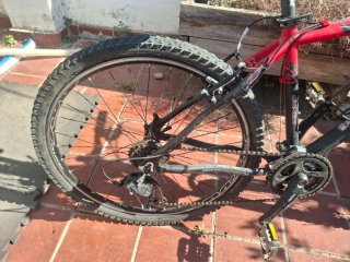 Bicicleta Montaña Conor AFX Negra/Roja  Talla niño