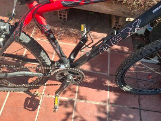 Bicicleta Montaña Conor AFX Negra/Roja  Talla niño
