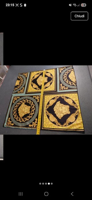 Foulard quadrato stile barocco