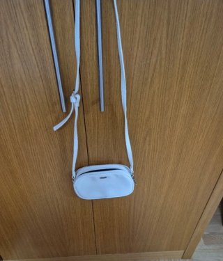 Bolso blanco bandolera