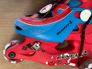 Patines Infantiles RUNFIT Rojos y Azules