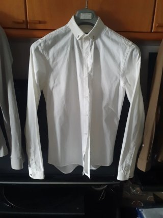 3 camicie uomo - grigio chiaro / bianca / marrone
