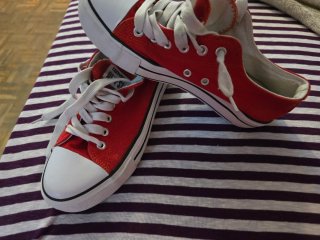 Zapatillas Converse Rojas Talla 38  METRO MONCLOA