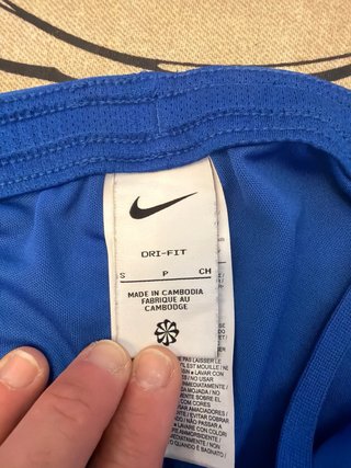 Pantalón corto Nike niño azul