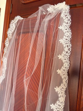 Traje de Novia + Velo + Peineta + Broche + Cancan