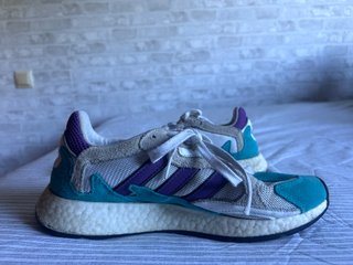 Adidas Tresc Run Azul, Blanco y Morado