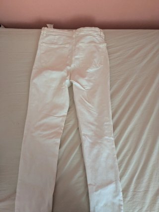 Pantalones vaqueros blancos