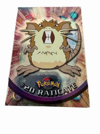 8 Carte Pokémon Topps Vintage 1999 + Raticate Foil