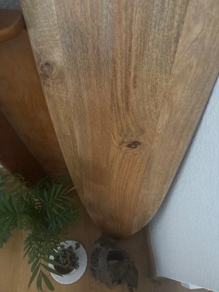 Tabla de surf decorativa madera