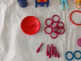 Lote Playmobil Circo Malabaristas Accesorios