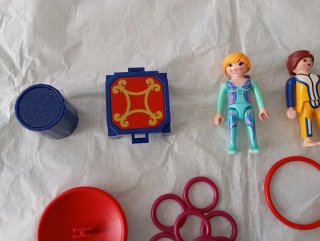 Lote Playmobil Circo Malabaristas Accesorios