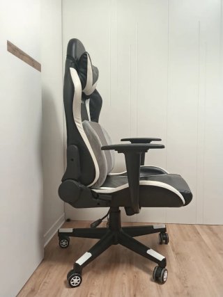 Silla Gamer Racer X Negra y Blanca