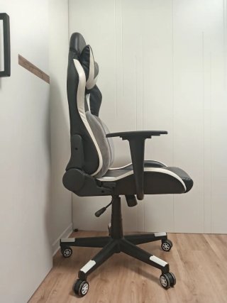 Silla Gamer Racer X Negra y Blanca
