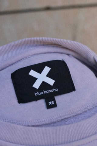 Sudadera Blue Banana original color Lila talla XS