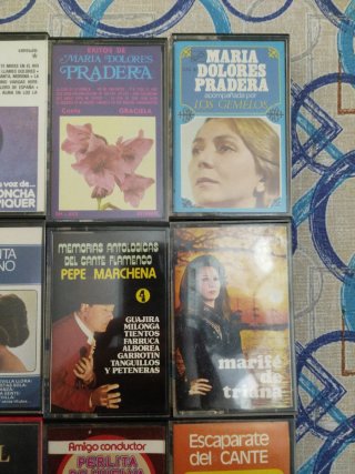 Lote Cassettes Copla y Flamenco Años 80