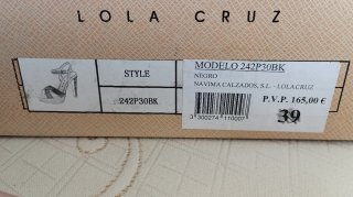 Sandalias de strass tacón 10cm plataforma