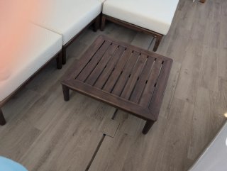 Mesa baja acacia maciza jardín
