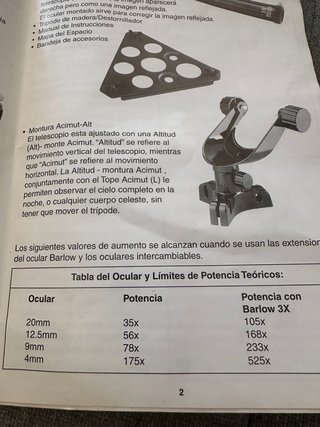 Telescopio Astrólon con trípode