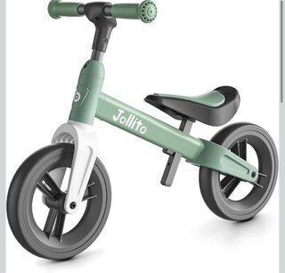 Bicicleta de equilibrio Jollito verde menta