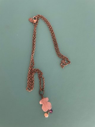 Colgante Oso Tous Rosa y Cadena