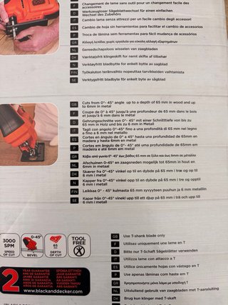 Sierra de calar Black+Decker 400W